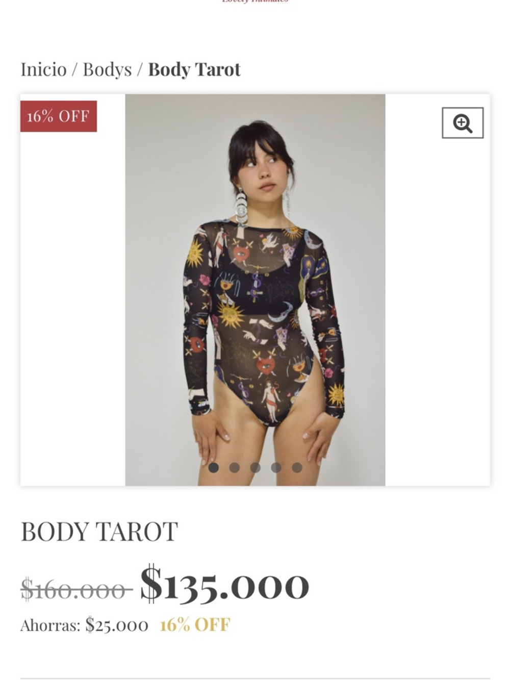 Tarot Bodysuit from Nia lovely stories